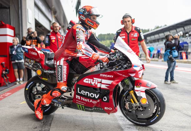 MOTORSPORTS - MotoGP, GP of Austria 2026 SPIELBERG,AUSTRIA,18.SEP.26 - MOTORSPORTS - MotoGP, Grand Prix of Austria, Red Bull Ring, practice. Image shows Marc Marquez (ESP Ducati Lenovo Team).  GEPAxpictures xHaraldxSteiner