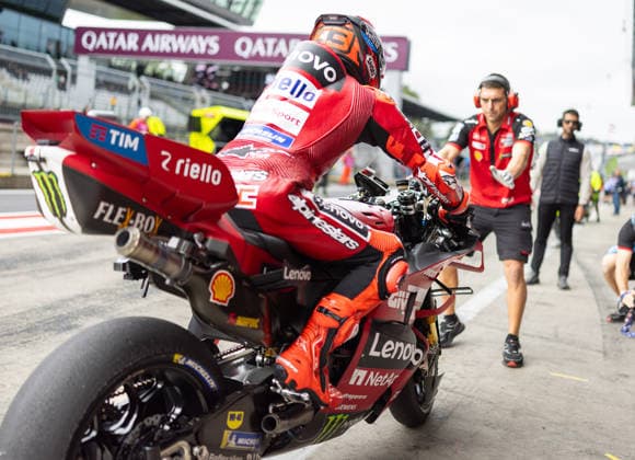 MOTORSPORTS - MotoGP, GP of Austria 2026 SPIELBERG,AUSTRIA,18.SEP.26 - MOTORSPORTS - MotoGP, Grand Prix of Austria, Red Bull Ring, practice. Image shows Marc Marquez (ESP Ducati Lenovo Team).  GEPAxpictures xHaraldxSteiner