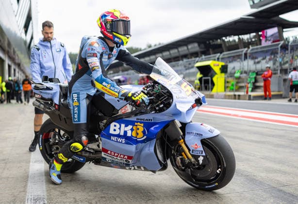 MOTORSPORTS - MotoGP, GP of Austria 2026 SPIELBERG,AUSTRIA,18.SEP.26 - MOTORSPORTS - MotoGP, Grand Prix of Austria, Red Bull Ring, practice. Image shows Fermin Aldeguer (ESP BK8 Gresini Racing MotoGP).  GEPAxpictures xHaraldxSteiner