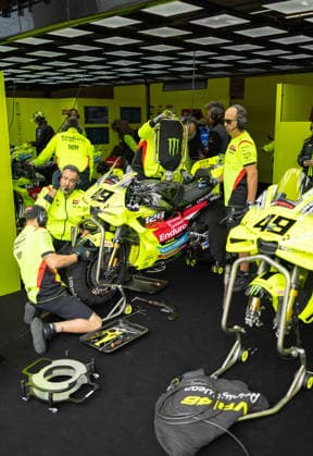 MOTORSPORTS - MotoGP, GP of Austria 2026 SPIELBERG,AUSTRIA,18.SEP.26 - MOTORSPORTS - MotoGP, Grand Prix of Austria, Red Bull Ring, practice. Image shows the garage of Fabio Di Giannantonio (ITA Pertamina Enduro VR46 Racing Team).  GEPAxpictures xHaraldxSteiner