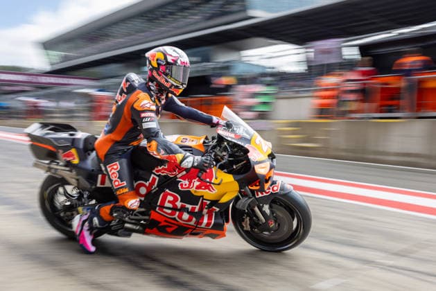 MOTORSPORTS - MotoGP, GP of Austria 2026 SPIELBERG,AUSTRIA,18.SEP.26 - MOTORSPORTS - MotoGP, Grand Prix of Austria, Red Bull Ring, practice. Image shows Enea Bastianini (ITA Red Bull KTM Tech3).  GEPAxpictures xHaraldxSteiner