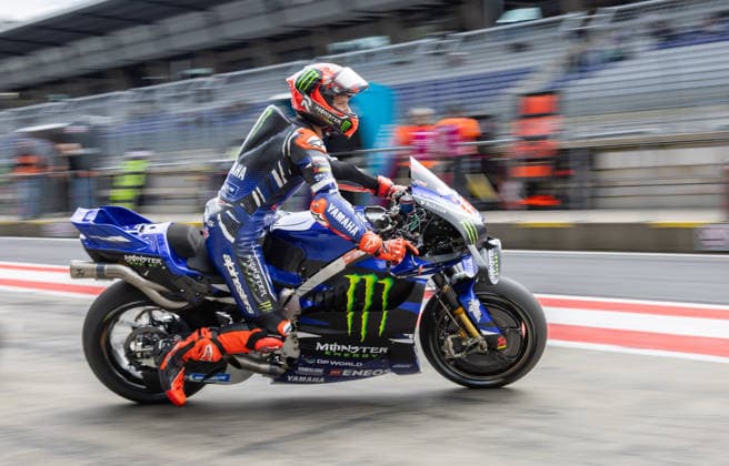 MOTORSPORTS - MotoGP, GP of Austria 2026 SPIELBERG,AUSTRIA,18.SEP.26 - MOTORSPORTS - MotoGP, Grand Prix of Austria, Red Bull Ring, practice. Image shows Fabio Quartararo (FRA Monster Energy Yamaha MotoGP).  GEPAxpictures xHaraldxSteiner