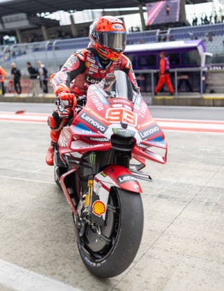 MOTORSPORTS - MotoGP, GP of Austria 2026 SPIELBERG,AUSTRIA,18.SEP.26 - MOTORSPORTS - MotoGP, Grand Prix of Austria, Red Bull Ring, practice. Image shows Marc Marquez (ESP Ducati Lenovo Team).  GEPAxpictures xHaraldxSteiner