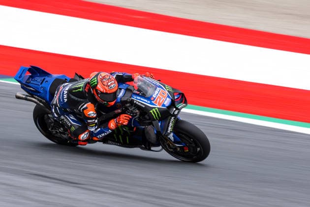 MOTORSPORTS - MotoGP, GP of Austria 2026 SPIELBERG,AUSTRIA,18.SEP.26 - MOTORSPORTS - MotoGP, Grand Prix of Austria, Red Bull Ring, practice. Image shows Fabio Quartararo (FRA Monster Energy Yamaha MotoGP).  GEPAxpictures xMaticxKlansek