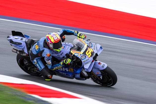 MOTORSPORTS - MotoGP, GP of Austria 2026 SPIELBERG,AUSTRIA,18.SEP.26 - MOTORSPORTS - MotoGP, Grand Prix of Austria, Red Bull Ring, practice. Image shows Fermin Aldeguer (ESP BK8 Gresini Racing MotoGP).  GEPAxpictures xMaticxKlansek