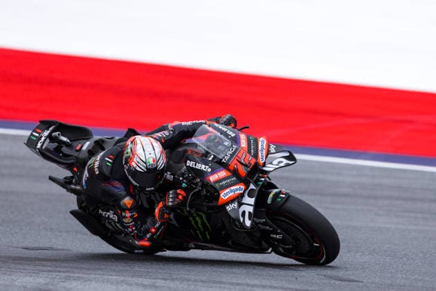 MOTORSPORTS - MotoGP, GP of Austria 2026 SPIELBERG,AUSTRIA,18.SEP.26 - MOTORSPORTS - MotoGP, Grand Prix of Austria, Red Bull Ring, practice. Image shows Marco Bezzecchi (ITA Aprilia Racing).  GEPAxpictures xMaticxKlansek
