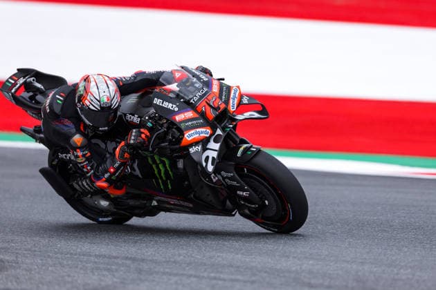 MOTORSPORTS - MotoGP, GP of Austria 2026 SPIELBERG,AUSTRIA,18.SEP.26 - MOTORSPORTS - MotoGP, Grand Prix of Austria, Red Bull Ring, practice. Image shows Marco Bezzecchi (ITA Aprilia Racing).  GEPAxpictures xMaticxKlansek