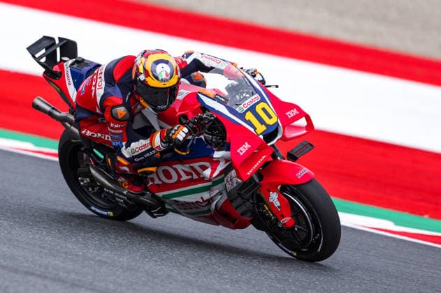 MOTORSPORTS - MotoGP, GP of Austria 2026 SPIELBERG,AUSTRIA,18.SEP.26 - MOTORSPORTS - MotoGP, Grand Prix of Austria, Red Bull Ring, practice. Image shows Luca Marini (ITA Honda HRC Castrol).  GEPAxpictures xMaticxKlansek