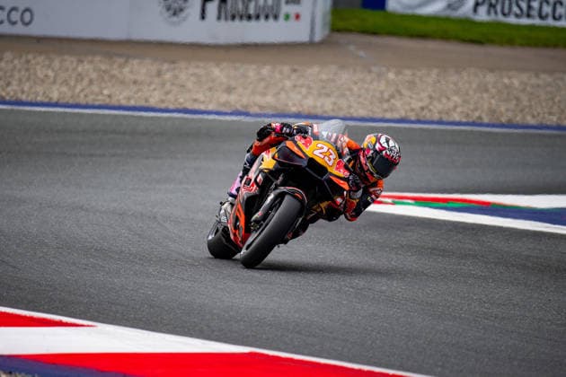 MOTORSPORTS - MotoGP - Austrian Grand Prix Photo by IPA ABACAPRESS.COM88663719 - Enea Bastianini, Red Bull KTM Tech3, during the Austrian Grand Prix, MotoGP World Championship, WM, Weltmeisterschaft in Austria, Austria, September 18, 2026 Austria Austria  Copyright: xIPAxSport ABACAx