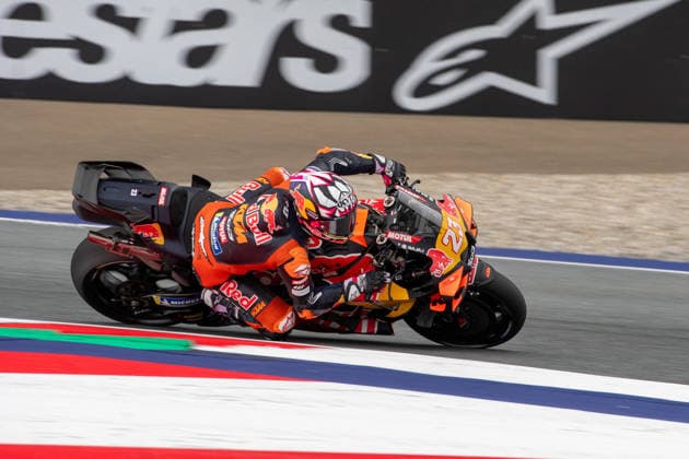 MOTORSPORTS - MotoGP - Austrian Grand Prix Photo by IPA ABACAPRESS.COM88664139 - Enea Bastianini, Red Bull KTM Tech3, during the Austrian Grand Prix, MotoGP World Championship, WM, Weltmeisterschaft in Austria, Austria, September 18, 2026 Austria Austria  Copyright: xIPAxSport ABACAx