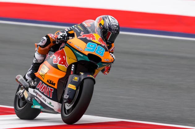 MOTORSPORTS - MotoGP, GP of Austria 2026 SPIELBERG,AUSTRIA,18.SEP.26 - MOTORSPORTS - Moto2, Grand Prix of Austria, Red Bull Ring, practice. Image shows Jose Antonio Rueda (ESP Red Bull KTM Ajo).  GEPAxpictures xMaticxKlansek