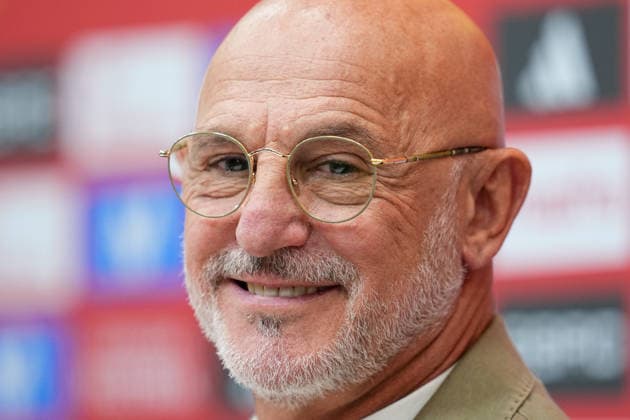 September 18, 2026, Las Rozas, Madrid, Spain: Luis de la Fuente, head coach of Spain, attends a press conference, PK, Pressekonferenz to announce the squad list ahead of the UEFA Nations League 2026 27 matches against Croatia, England and Czech Republic on September 18, 2026, in Las Rozas, Madrid, Spain. Luis De La Fuente Press Conference - UEFA Nations League  - ZUMAa181 20260918_zaa_a181_095 Copyright: xDennisxAgyemanx