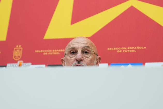 September 18, 2026, Las Rozas, Madrid, Spain: Luis de la Fuente, head coach of Spain, attends a press conference, PK, Pressekonferenz to announce the squad list ahead of the UEFA Nations League 2026 27 matches against Croatia, England and Czech Republic on September 18, 2026, in Las Rozas, Madrid, Spain. Luis De La Fuente Press Conference - UEFA Nations League  - ZUMAa181 20260918_zaa_a181_107 Copyright: xDennisxAgyemanx