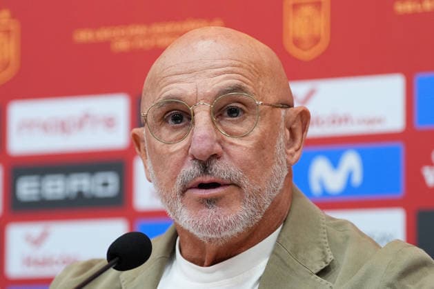 September 18, 2026, Las Rozas, Madrid, Spain: Luis de la Fuente, head coach of Spain, attends a press conference, PK, Pressekonferenz to announce the squad list ahead of the UEFA Nations League 2026 27 matches against Croatia, England and Czech Republic on September 18, 2026, in Las Rozas, Madrid, Spain. Luis De La Fuente Press Conference - UEFA Nations League  - ZUMAa181 20260918_zaa_a181_111 Copyright: xDennisxAgyemanx