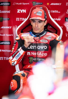 MOTORSPORTS - MotoGP, GP of Austria 2026 SPIELBERG,AUSTRIA,18.SEP.26 - MOTORSPORTS - MotoGP, Grand Prix of Austria, Red Bull Ring, practice. Image shows Marc Marquez (ESP Ducati Lenovo Team).  GEPAxpictures xHaraldxSteiner
