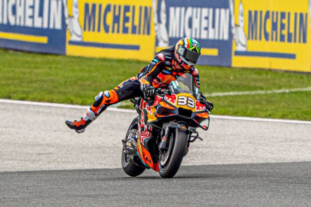 MOTORSPORTS - MotoGP - Austrian Grand Prix Photo by IPA ABACAPRESS.COM88666465 - Brad Binder (Red Bull KTM Factory Racing) during free practice for the Austrian MotoGP Grand Prix at the Red Bull Ring racetrack in Spielberg, Austria, on September 18, 2026. Austria Austria  Copyright: xIPAxSport ABACAx