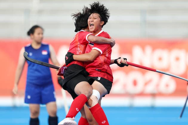 KOMOLWIT Arucha (THA), SEPTEMBER 18, 2026 - Hockey : Women s Preliminary Round Group B match between Thailand 2-0 Singapore at Gifu Prefectural Green Stadium during the Asian Games Aichi-Nagoya 2026 in Gifu, Japan.  aflo_348960396 KenichiroxOganex