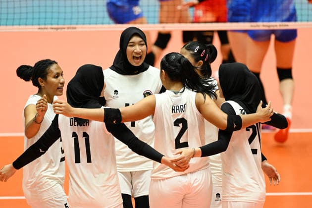 Indonesia team group, Mannschaftsbild, Totale (IDN), SEPTEMBER 18, 2026 Volleyball : WoWomen s Preliminary Round Pool A matchbetween Japan - Indonesia at Park Arena Komaki during the Asian Games Aichi-Nagoya 2026 in Aichi, Japan.  aflo_348962200 KenjiroxMatsuox