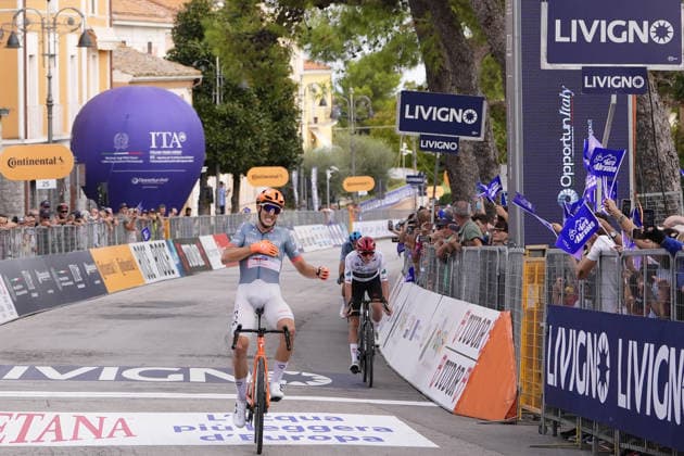 France s KÃ vin Vauquelin of Netcompany Ineos winner of the stage during the Giro d™Abruzzo, stage 4 from Silvi to Controguerra (182 km) - Abruzzo, Italy - Friday, September 18, 2026. - cycling.  Copyright: xFabioxFerrari LaPressex