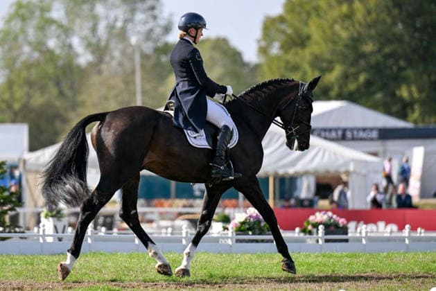 RECORD DATE NOT STATED 18th September 2026; Blenheim Palace, Woodstock, Oxfordshire, England; Blenheim Palace International Horse Trials, Day 2; Belline Second Chance ridden by Lucy Robinson of Great Britain during the dressage SimonxWest