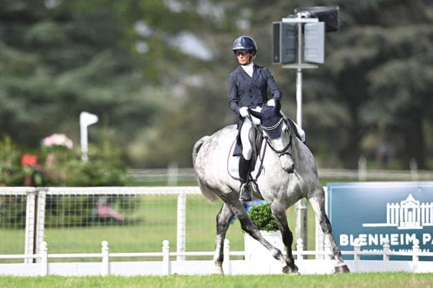 RECORD DATE NOT STATED 18th September 2026; Blenheim Palace, Woodstock, Oxfordshire, England; Blenheim Palace International Horse Trials, Day 2; Onceuponatime ridden by Sarah Ennis of Ireland during the dressage SimonxWest
