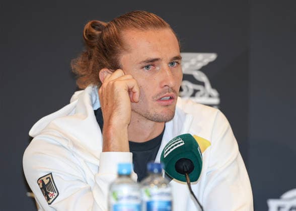 Davis Cup Draw Ceremony: Germany vs. Croatia, Team Germany, Heristo Arena, Halle, Westphalia, Germany; Tennis; Davis Cup 2026; Davis Cup; Heristo Arena; Halle; Westphalia; North Rhine-Westphalia, Germany; September 18, 2026 Copyright: xJuergenxHasenkopfx