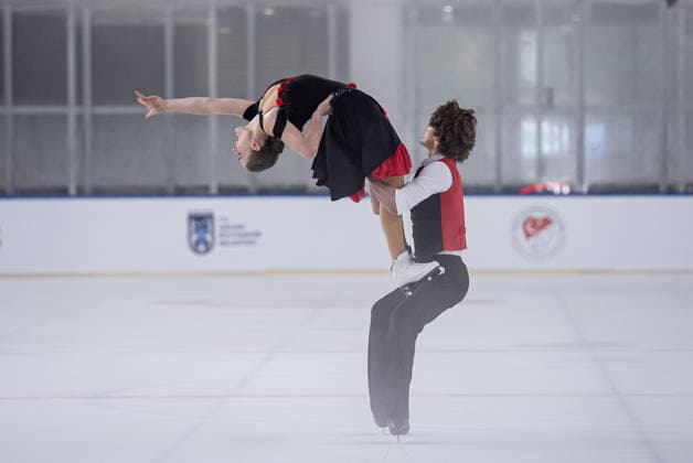 ISU Figure skating, Eiskunstlauf Junior Grand Prix Ankara 2026 ANKARA, TURKIYE - SEPTEMBER 18: The International Skating Union (ISU) Figure Skating Junior Grand Prix 2026, organized in cooperation with the ISU and the Turkish Ice Skating Federation, continues at the Cayyolu Ice Sports Hall in Ankara, Turkiye on September 18, 2026. Betul Abali Anadolu Ankara Turkey. Editorial use only. Please get in touch for any other usage.  Copyright: x2026xAnadoluxBetulxAbalix
