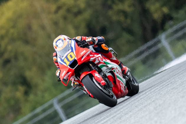 SPIELBERG, AUSTRIA - SEPTEMBER 18: Luca Marini aus Italien fährt für das Honda HRC Castrol Team während des MotoGP Austrian Grand Prix 2026 - PracticeFrancesco Bagnaia aus Italien fährt für das Ducati Lenovo Teamam RED BULL RING am September 18, 2026 in Spielberg, AUSTRIA, STYRIA. SPIELBERG, AUSTRIA - SEPTEMBER 18: Luca Marini of Italy rides for the Honda HRC Castrol Team during the MotoGP Austrian Grand Prix 2026 - Practice at the RED BULL RING on September 18, 2026 in Spielberg, AUSTRIA, STYRIA. Copyright: xIBEX.agencyx xKlausxPressbergerx