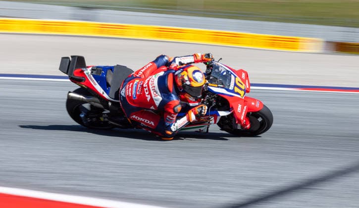 MOTORSPORTS - MotoGP, GP of Austria 2026 SPIELBERG,AUSTRIA,18.SEP.26 - MOTORSPORTS - MotoGP, Grand Prix of Austria, Red Bull Ring, practice. Image shows Luca Marini (ITA Honda HRC Castrol).  GEPAxpictures xHaraldxSteiner