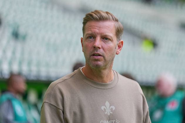 September 18, 2026, xydrx, Men s, Soccer, 2. Bundesliga, VfL Wolfsburg vs. SV Darmstadt 98, 2026–2027 season, Volkswagen Arena, Florian Kohfeldt, Head Coach of SV Darmstadt 98. DFB regulations prohibit any use of photographs as image sequences and or quasi-video. Copyright: HMBxMedia YannisxDreimann
