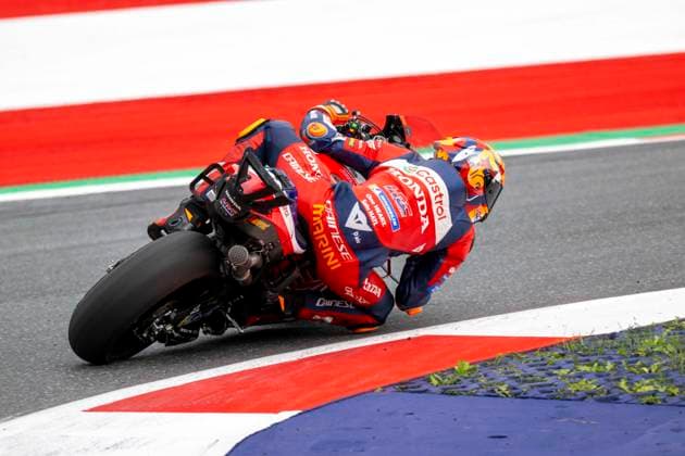 MOTO - MOTO GP - AUSTRIA GRAND PRIX 2026 10 MARINI Luca (ita), Honda HRC Castrol, Honda RC213V, action during the 2026 MotoGP Qatar Grand Prix of Austria, on the Red Bull Ring, from September 18 to 20, 2026 in Austria, Spielberg - SpielbergAustria  Copyright: xGIGIxSOLDANOx