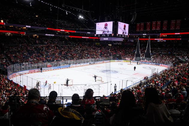 COLOGNE, GERMANY - 18 SEPTEMBER, 2026: - The PENNY DEL Ice hockey, Eishockey match Koelner Haie vs. Grizzlys Wolfsburg at LANXESS arena.  Copyright: xVitaliixKliuievx