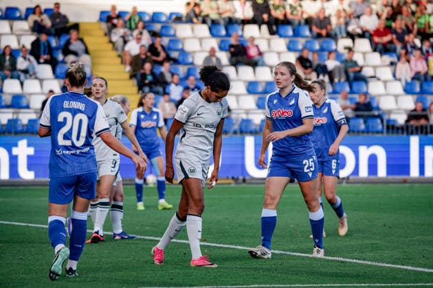 Germany Soccer Season 2026–2027, Google Pixel Women s Bundesliga, Matchday 5, TSG 1899 Hoffenheim vs. VfL Wolfsburg, Dietmar Hopp Stadium, Hoffenheim, Cora Zicai, VfL Wolfsburg, 28 facial expressions, emotions, Hoffenheim, Dietmar Hopp Stadium, Germany Copyright: xBennetxLongx