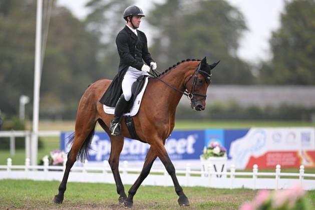 RECORD DATE NOT STATED 18th September 2026; Blenheim Palace, Woodstock, Oxfordshire, England; Blenheim Palace International Horse Trials, Day 2; Coombeland Semilly ridden by Rupert Batting of Great Britain during the dressage SimonxWest