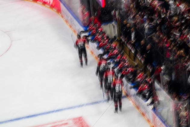COLOGNE, GERMANY - 18 SEPTEMBER, 2026: - The PENNY DEL Ice hockey, Eishockey match Koelner Haie vs. Grizzlys Wolfsburg at LANXESS arena.  Copyright: xVitaliixKliuievx
