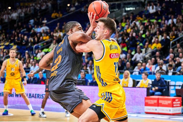 NIGHAEL CEASER, Chemnitz 99, 22, Joe Wieskamp, ALBA BERLIN, 11, GER, ALBA Berlin vs. Chemnitz 99, Men s Basketball, easy Credit BBL, 2026–27 Season, Matchday 1, September 18, 2026 GER, ALBA Berlin vs. Chemnitz 99, Men s Basketball, easyCredit BBL, 2026–27 Season, Matchday 1, September 18, 2026 Berlin Copyright: xClaudiusxRauch,xEibner-Pressefotox xClaudiusxRauchx EP_CRH