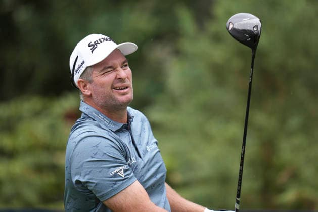 VIRGINIA WATER, ENGLAND - SEPTEMBER 18: Ryan Fox (NZL) plays from the thirteenth tee during Round 2 at the BMW PGA, Golf Herren Championship at Wentworth Golf Club, Virginia Water on September 18, 2026 in Surrey, England The BMW PGA Championship