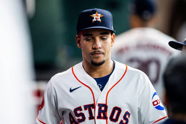 September 17, 2026, Houston, Texas, USA: Houston Astros pitcher MIGUEL ULLOLA (66) in the dugout after being removed from the game during the first inning against the Kansas City Royals at Daikin Park. Houston USA - ZUMAh306 20260917_zsp_h306_010 Copyright: xOscarxHerrerax