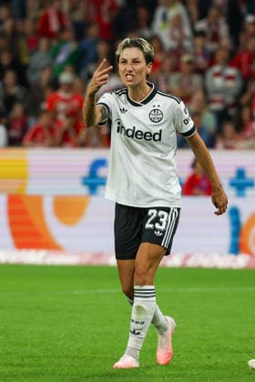 September 18, 2026, xusrbx, Soccer, Google Pixel, Women s Bundesliga, FSV Mainz 05 vs. Eintracht Frankfurt, Sara Doorsoun (Eintracht Frankfurt), 23, unhappy, disappointed, dejected, frustrated, screaming, raging, Mainz