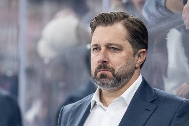 Oliver David, Head Coach, EHC Red Bull Munich, Portrait, GER, EHC Red Bull Munich vs. Adler Mannheim, Ice Hockey, DEL, 2026–2027 Season, Matchday 1, September 18, 2026, Photo: HMB Media, Heike Feiner Copyright: HMBxMedia HeikexFeiner