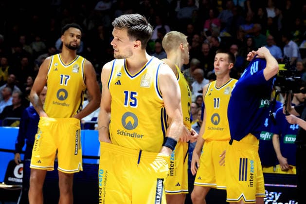 September 18, 2026, Germany, GER, DEU, Basketball, 1st Bundesliga, Day 1, 2026–2027 Season, Berlin, ALBA Berlin vs. Niners Chemnitz, Martin Hermannsson (ALBA Berlin) 15, Norris Agbakoko (ALBA Berlin) 17, JOE WIESKAMP (ALBA Berlin) 11, nordphoto GmbH, Engler, Berlin, Uber Arena, Federal State of Germany Copyright: xNordphotox xEnglerx