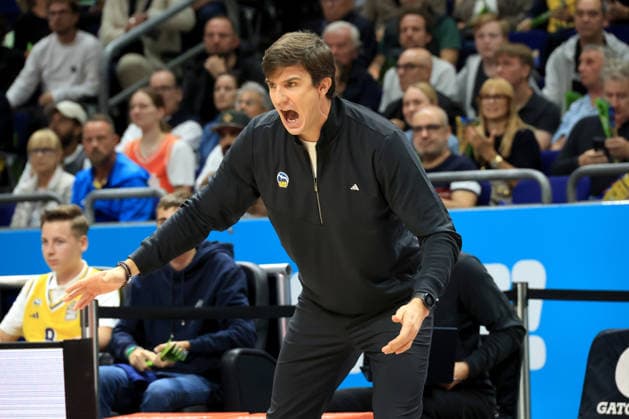 September 18, 2026, Germany, GER, DEU, Basketball, 1st Bundesliga, Day 1, 2026–2027 Season, Berlin, ALBA Berlin vs. Niners Chemnitz, HEAD COACH Pedro Calles, ALBA Berlin, nordphoto GmbH, Engler, Berlin, Uber Arena, Federal State of Germany Copyright: xNordphotox xEnglerx