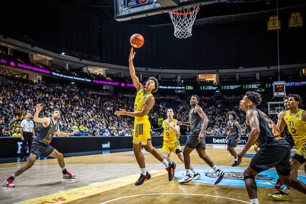 Basketball Berlin, September 18, 2026; 2026–2027 Season; EasyCredit BBL 1 Bundesliga Men s Division; Alba Berlin NINERS vs. Chemnitz; Jack Kayil, Alba Berlin, No. 07