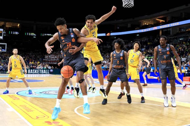 September 18, 2026, Germany, GER, DEU, Basketball, 1st Bundesliga, Day 1, 2026–2027 Season, Berlin, ALBA Berlin vs. Niners Chemnitz, BRANDON ANGEL ALBA Berlin 21, Jack Kayil ALBA Berlin 7, URALD KING Chemnitz 20, STEFAN SMITH Chemnitz 2, PHLANDROUS FLEMING JR Chemnitz 1 nordphoto GmbH Engler Berlin Uber Arena Federal State: Germany Copyright: xNordphotox xEnglerx