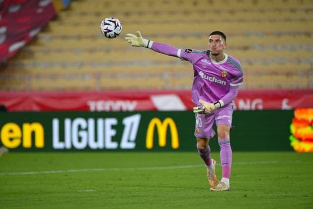 FOOTBALL : AS Monaco VS RC Lens - Ligue 1 McDonald s - 18 09 2026 Robin Risser (RCL) - Ligue 1 McDonald™s match between AS Monaco and Racing Club de Lens on September 18, 2026 at the Louis II Stadium in Monaco. MonacoMonaco  Copyright: xWilliamxCannarellax