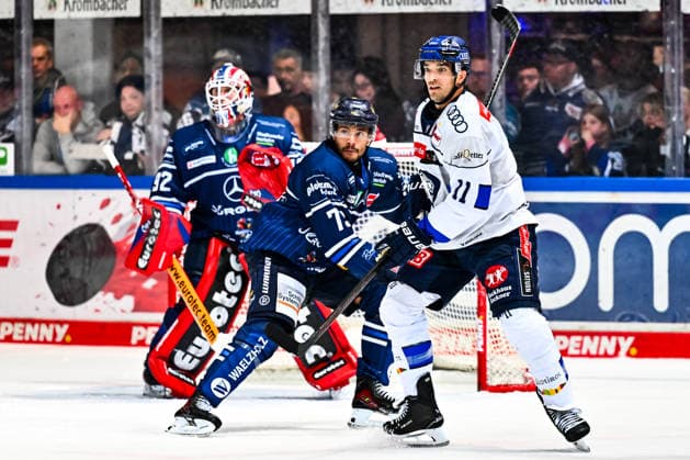 Colin Ugbekile, Iserlohn Roosters, 79; Kenny Agostino, ERC Ingolstadt, 11, GER, Iserlohn Roosters vs. ERC Ingolstadt, Ice Hockey, Penny DEL, Matchday 1, 2026–2027 Season, September 19, 2026, GER, Iserlohn Roosters vs. ERC Ingolstadt, Ice Hockey, Penny DEL, Matchday 1, 2026–2027 season, September 19, 2026, Iserlohn Copyright: xJonasxBrockmann Eibner-Pressefotx EP_JBN