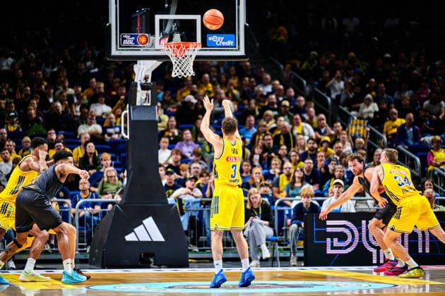 Jordan Ford ALBA BERLIN, 03, GER, ALBA Berlin vs. Chemnitz 99, Men s Basketball, easy Credit BBL, 2026–27 Season, Matchday 1, September 18, 2026, GER, ALBA Berlin vs. Chemnitz 99, Men s Basketball, easyCredit BBL, 2026–27 Season, Matchday 1, September 18, 2026, Berlin Copyright: xClaudiusxRauch,xEibner-Pressefotox xClaudiusxRauchx EP_CRH