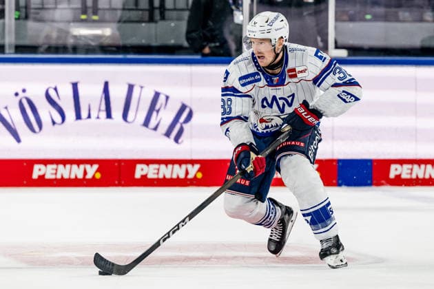 Patrick Brown, Adler Mannheim, 38, GER; EHC Red Bull Munich vs. Adler Mannheim; Ice Hockey; DEL; 2026–2027 Season; Matchday 1; September 18, 2026; Photo: HMB Media, Heike Feiner Copyright: HMBxMedia HeikexFeiner