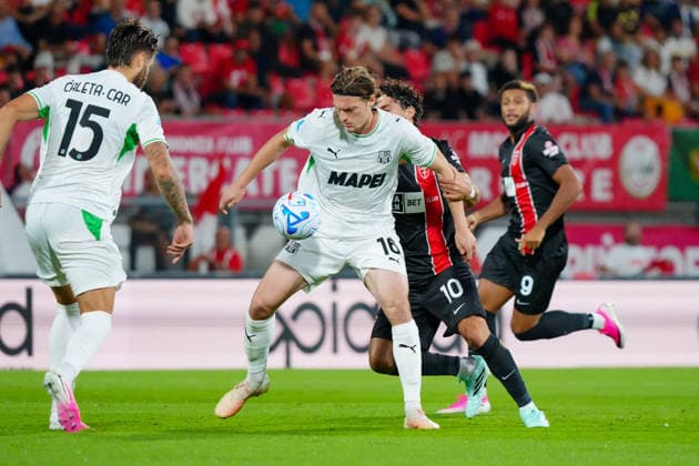 IPA88678846 - Fedde Leysen (US Sassuolo) during the AC Monza vs. US Sassuolo Italian Serie A soccer match in Monza, Italy, on September 18, 2026  Copyright: xLucaxRossini IPAxSportx xx IPA88678846