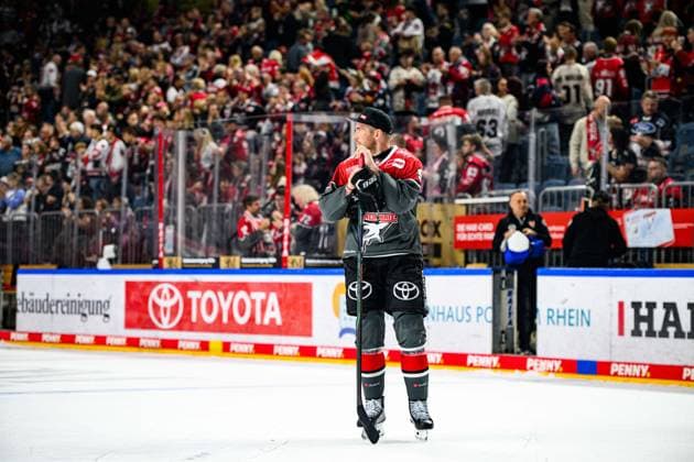 COLOGNE, GERMANY - 18 SEPTEMBER, 2026: - The PENNY DEL Ice hockey, Eishockey match Koelner Haie vs. Grizzlys Wolfsburg at LANXESS arena.  Copyright: xVitaliixKliuievx